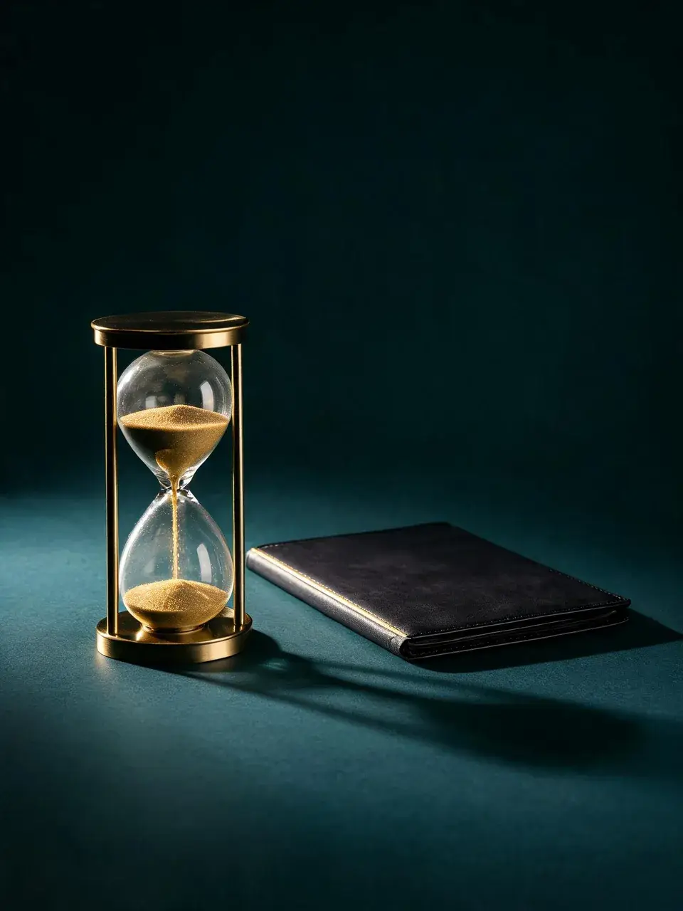 Hourglass and case folder, the deadline to answer an IMPI provisional refusal in Mexico
