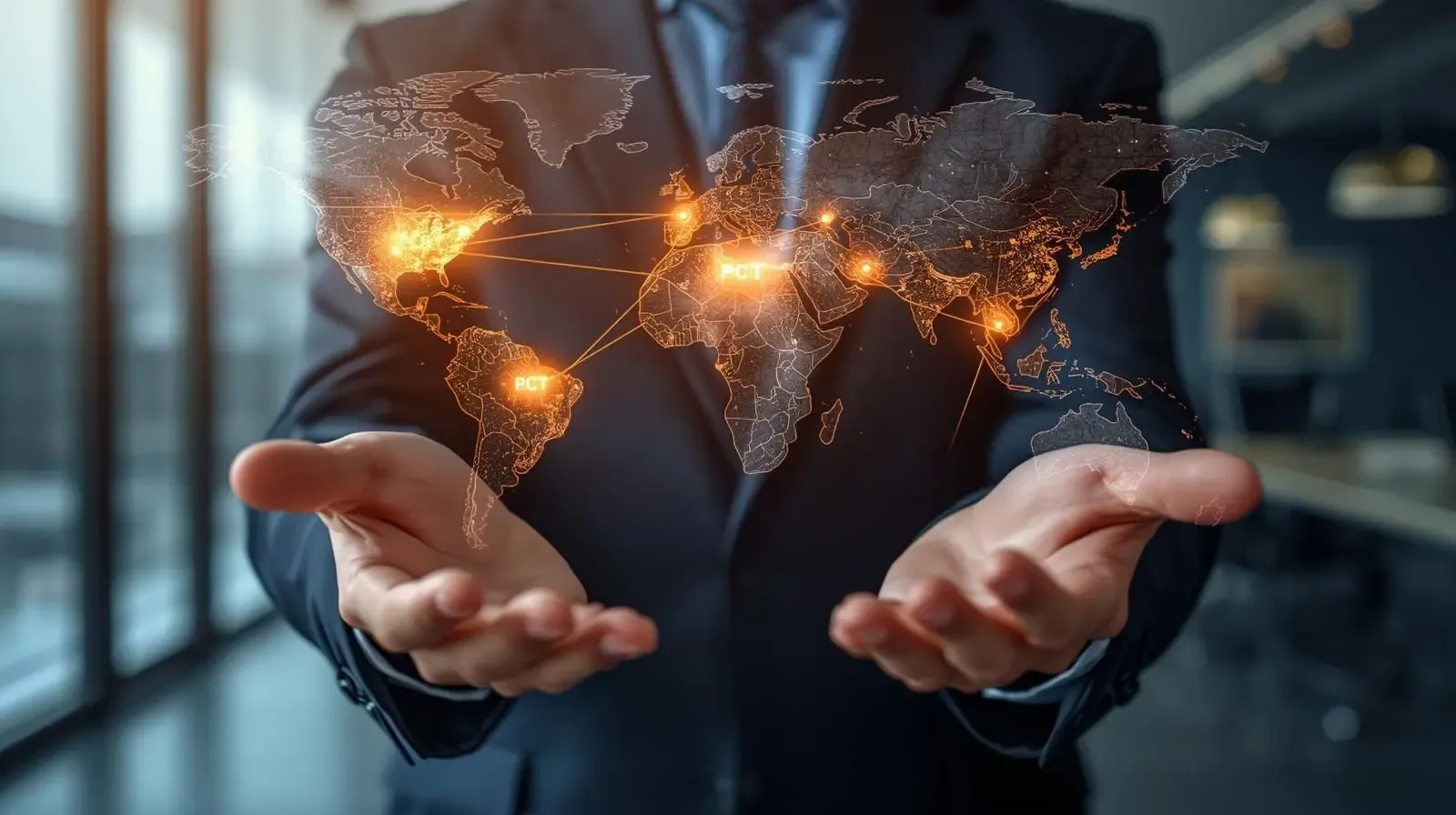 World map of global intellectual property networks linking Mexico, what is WIPO