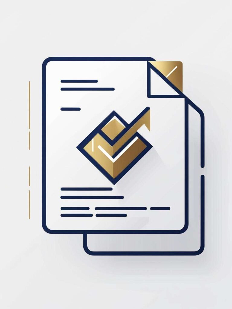 Patent application document with approval checkmark representing patent filing services in Mexico