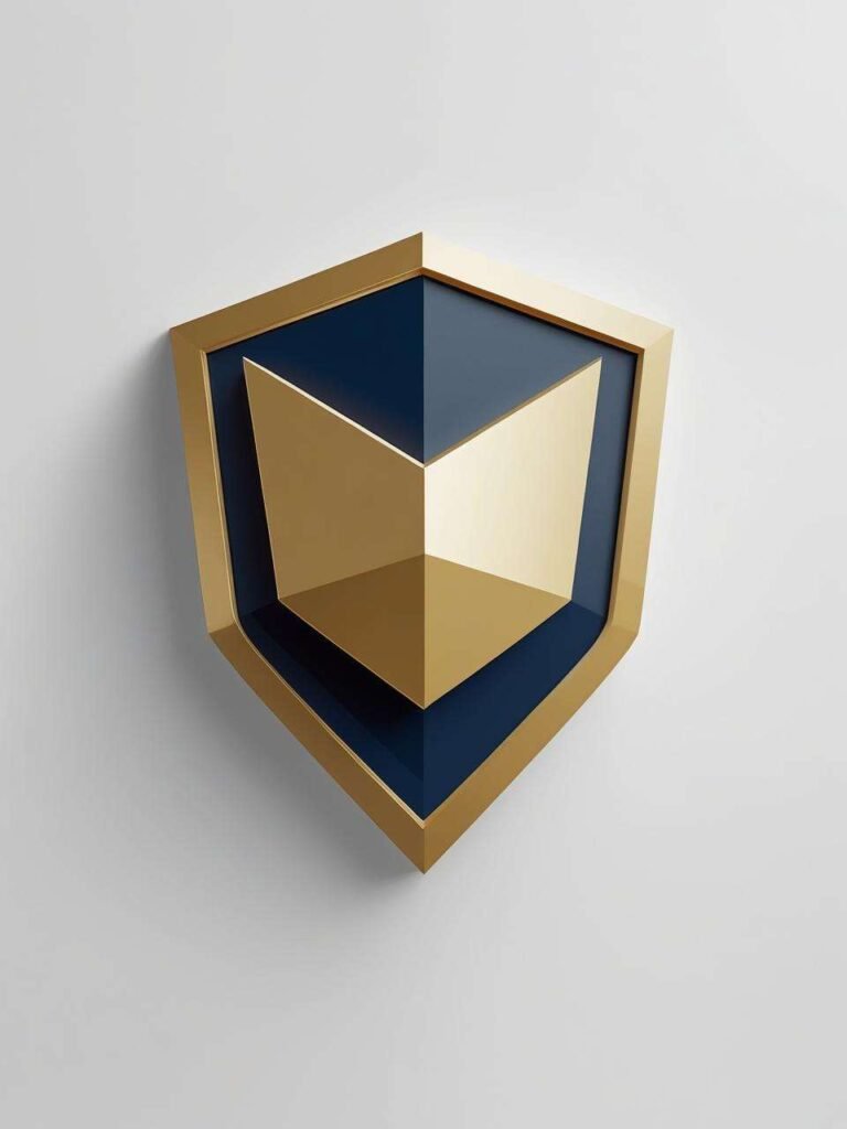 Escudo de protección de marcas representando servicios de registro de marcas en México por abogado AURAM IP